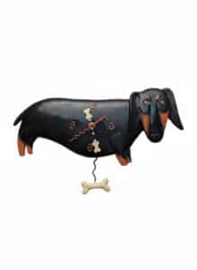 Allen-Designs-Otis-Dachshund-Pendulum-Wall-Clock