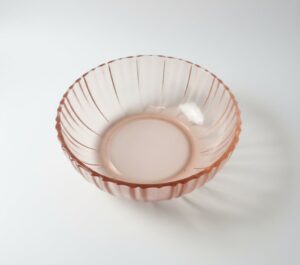 Anchor-Hocking-Mayfair-Open-Rose-Pink-Depression-Glass-Set