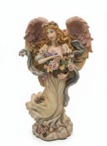 Angel-with-Birds-and-Flowers-Figurine