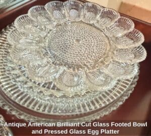 Antique-American-Brilliant-Cut-Glass-Footed-Bowl-and-Pressed-Glass-Egg-Platter-fourth-image