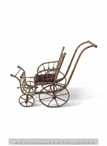 Antique-Bentwood-Doll-Carriage-or-Stroller