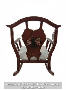 Antique-Doll-Cradle-with-Two-Grace-Putnam-Bye-Lo-Baby-Dolls-second-image
