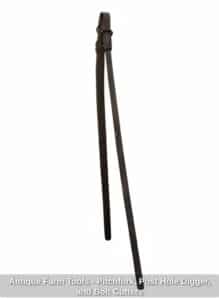 Antique-Farm-Tools-Pitchfork-Post-Hole-Digger-and-Bolt-Cutters
