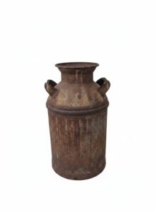 Antique-Gallon-Galvanized-Metal-Milk-Can-with-Lid