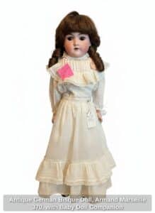 Antique-German-Bisque-Doll-Armand-Marseille-with-Baby-Doll-Companion-second-image