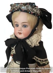 Antique-German-Bisque-Porcelain-Dolls-by-Simon-Halbig-and-Armand-Marseille-third-image