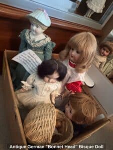 Antique-German-Bonnet-Head-Bisque-Doll