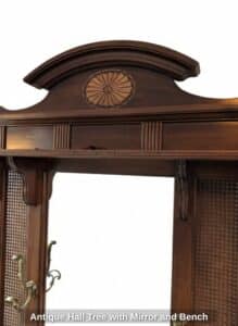 Antique-Hall-Tree-with-Mirror-and-Bench-third-image