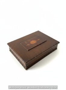 Antique-Inlaid-Wooden-Stationery-Box