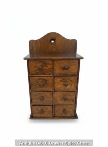 Antique-Oak-Drawer-Spice-Chest