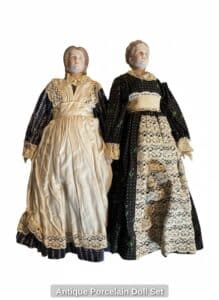 Antique-Porcelain-Doll-Set