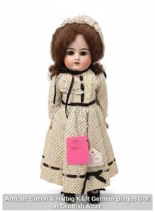 Antique-Simon-Halbig-KR-German-Bisque-Doll-in-Scottish-Attire-third-image