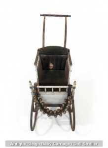 Antique-Sleigh-Baby-Carriage-or-Doll-Stroller