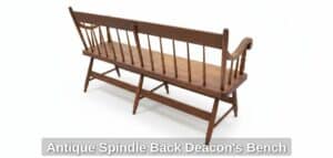 Antique-Spindle-Back-Deacons-Bench-second-image