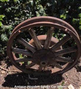 Antique-Wooden-Spoke-Car-Wheel