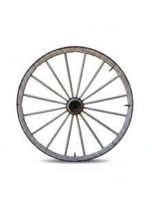 Antique-Wooden-Wagon-Wheel