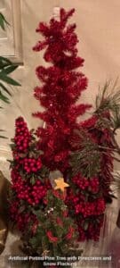 Artificial-Potted-Pine-Tree-with-Pinecones-and-Snow-Flocking-second-image