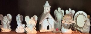 Assorted-Angel-Figurines-and-Collectibles-including-Hallmark-Keepsake-Ornaments-fourth-image