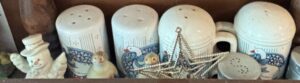 Assorted-Ceramic-Figurines-and-Salt-Pepper-Shakers-including-Snowman-themed-items-fourth-image