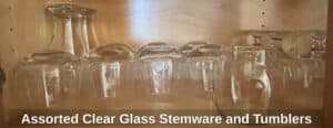 Assorted-Clear-Glass-Stemware-and-Tumblers-second-image