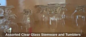 Assorted-Clear-Glass-Stemware-and-Tumblers-third-image