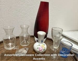 Assorted-Glassware-Collection-with-Decorative-Accents