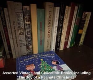 Assorted-Vintage-and-Collectible-Books-including-The-Joy-of-a-Peanuts-Christmas-fourth-image