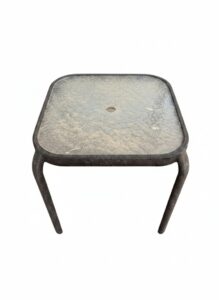 Black-Metal-Outdoor-Side-Table-with-Speckled-Glass-Top