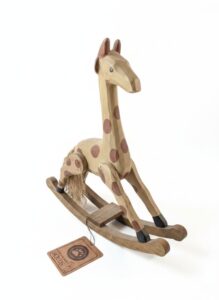 Boyds-Bears-Gen-yoo-wine-Wooden-Rocking-Giraffe