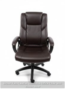 Brown-Faux-Leather-Executive-Office-Chair-with-Visible-Wear