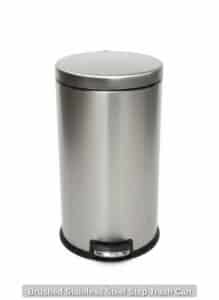 Brushed-Stainless-Steel-Step-Trash-Can