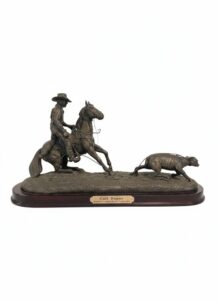 Calf-Roper-Bronze-Sculpture-by-Bill-Frank
