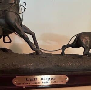 Calf-Roper-Bronze-Sculpture-by-Bill-Frank-second-image