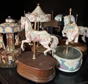 Carousel-Horses-and-Religious-Figurine-second-image