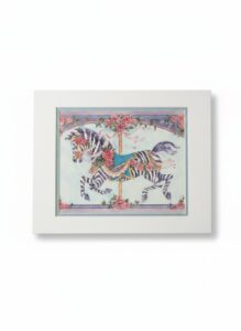 Carousel-Zebra-Art-Print