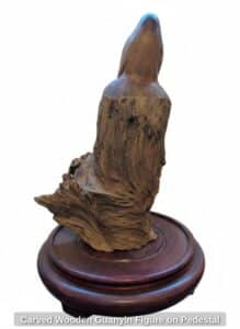 Carved-Wooden-Guanyin-Figure-on-Pedestal-second-image