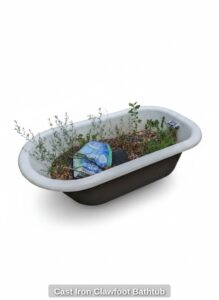 Cast-Iron-Clawfoot-Bathtub