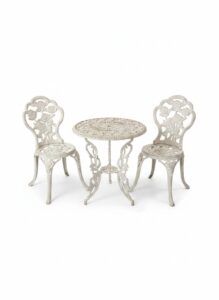 Cast-Iron-Rose-Pattern-Bistro-Set