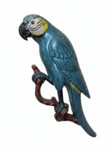 Ceramic-Blue-and-Yellow-Macaw-Wall-Sculpture