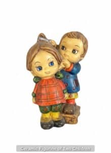 Ceramic-Figurine-of-Two-Children