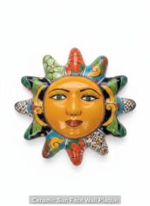 Ceramic-Sun-Face-Wall-Plaque