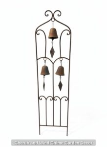 Cherub-and-Wind-Chime-Garden-Decor