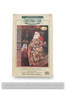 Christmas-Star-Quilt-Kit-by-Rosemary-Makhan-Quilt-Collector-Series-Includes-Summer-Star-Applique-Pattern