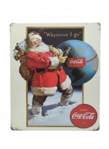 Coca-Cola-Wherever-I-Go-Santa-Claus-Metal-Sign