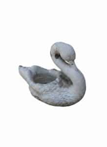 Concrete-Swan-Planter-B
