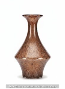 Dale-Tiffany-Aventurine-Art-Glass-Vase