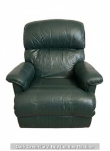 Dark-Green-La-Z-Boy-Leather-Recliner