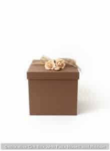 Decorative-Gift-Box-with-Faux-Roses-and-Ribbon