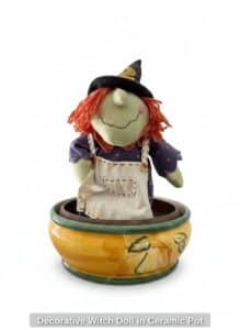 Decorative-Witch-Doll-in-Ceramic-Pot