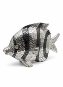 Disco-Mirror-Mosaic-Fish-Sculpture
